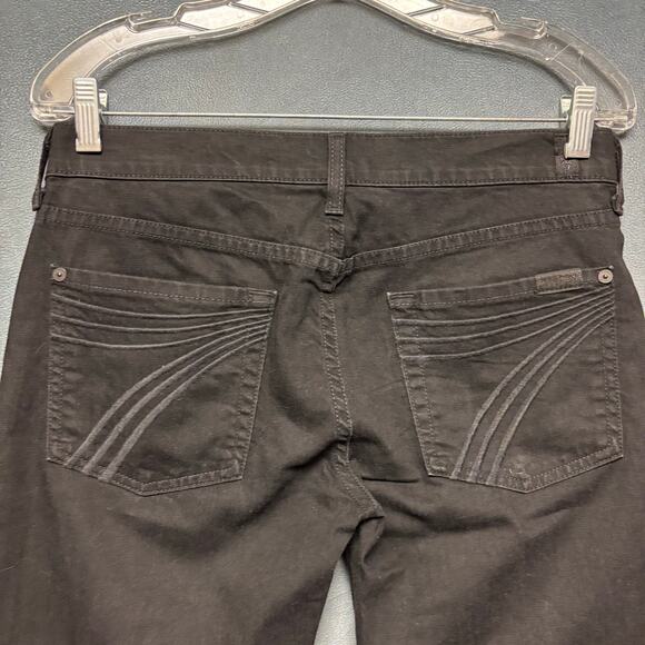 7 For All Mankind Dark Flare Jeans - Picture 14 of 16